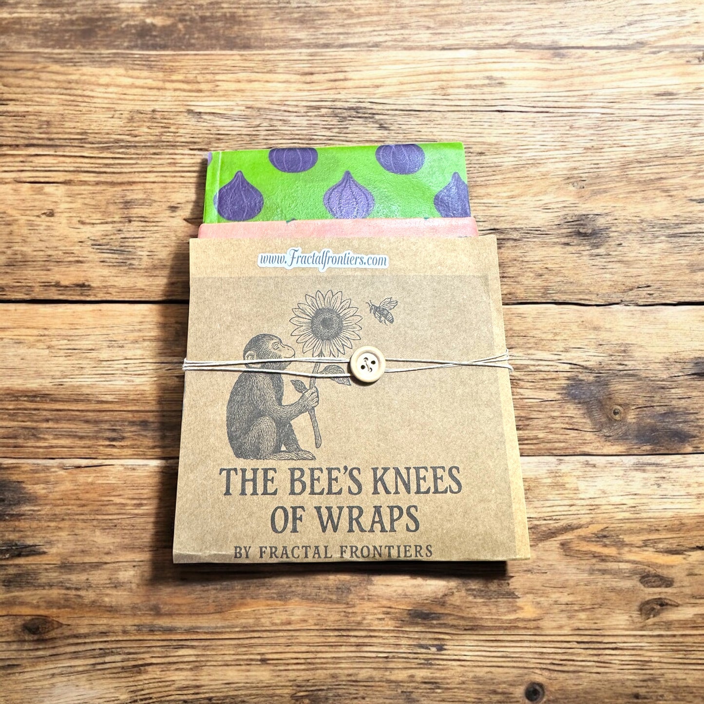 Organic beeswax food wraps