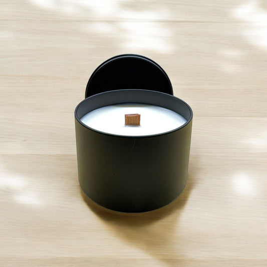 Wood wick soy candles