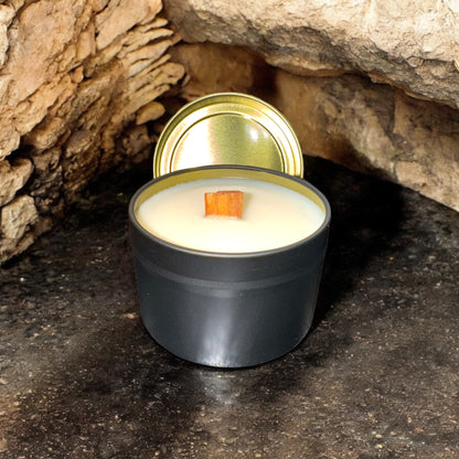 Wood wick soy candles