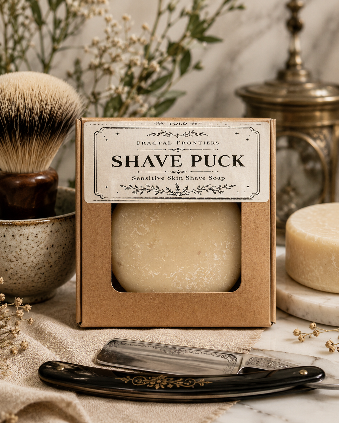 Shave Puck | Sensitive Skin Shave Soap